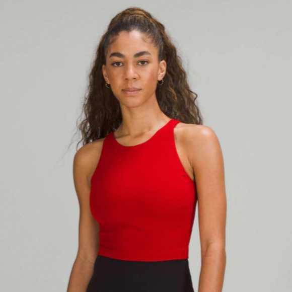 lululemon athletica Tops - Lululemon Align High-Neck Tank Top Dark Red Size 6